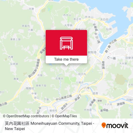 莫內花園社區 Moneihuayuan Community map