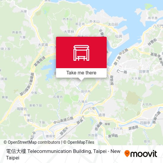 電信大樓 Telecommunication Building map