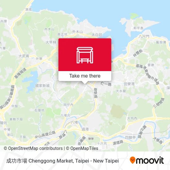 成功市場 Chenggong Market map