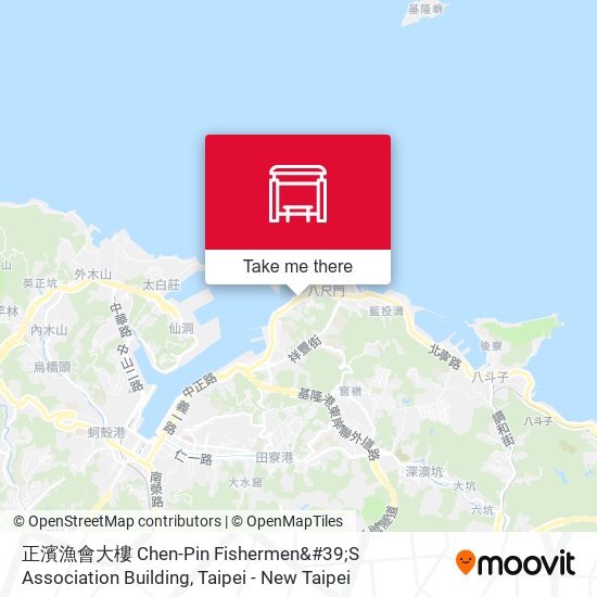 正濱漁會大樓 Chen-Pin Fishermen&#39;S Association Building map