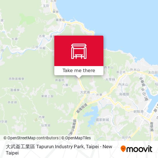 大武崙工業區 Tapurun Industry Park map