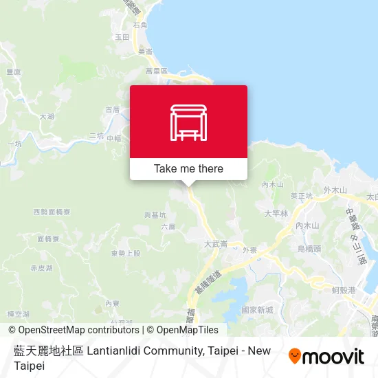 藍天麗地社區 Lantianlidi Community map