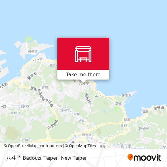 八斗子 Badouzi map
