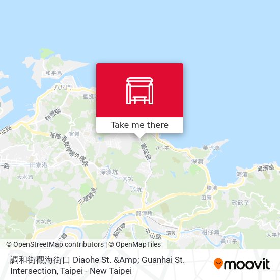 調和街觀海街口 Diaohe St. &Amp; Guanhai St. Intersection map