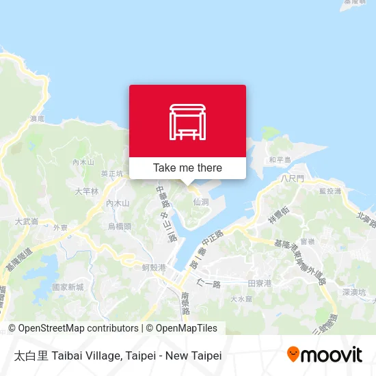 太白里 Taibai Village map