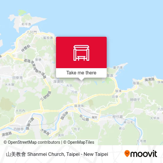 山美教會 Shanmei Church map