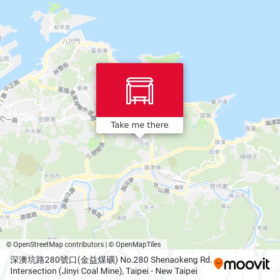 深澳坑路280號口(金益煤礦) No.280 Shenaokeng Rd. Intersection (Jinyi Coal Mine) map