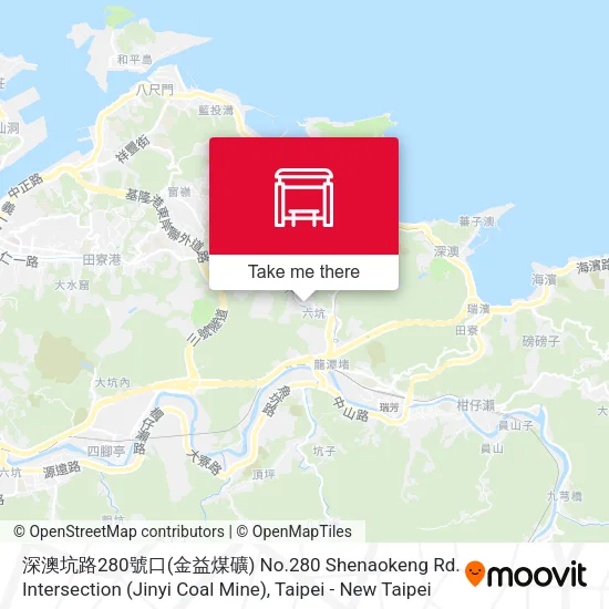 深澳坑路280號口(金益煤礦) No.280 Shenaokeng Rd. Intersection (Jinyi Coal Mine) map