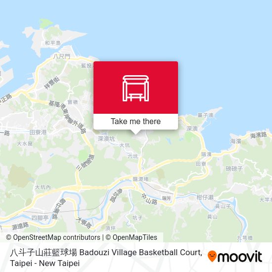 八斗子山莊籃球場 Badouzi Village Basketball Court地圖