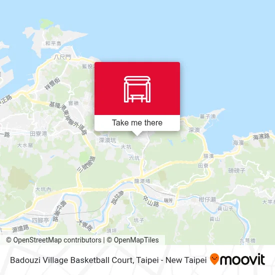 八斗子山莊籃球場 Badouzi Village Basketball Court map