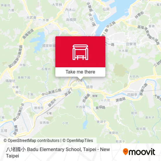 八堵國小 Badu Elementary School map