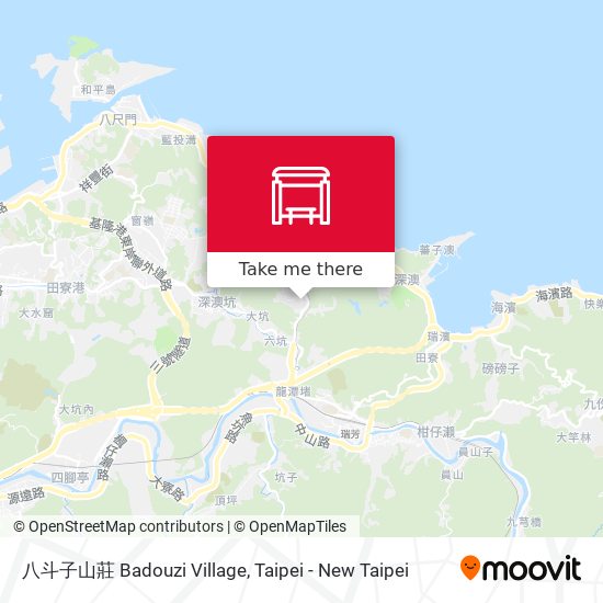 八斗子山莊 Badouzi Village map