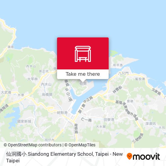 仙洞國小 Siandong Elementary School地圖