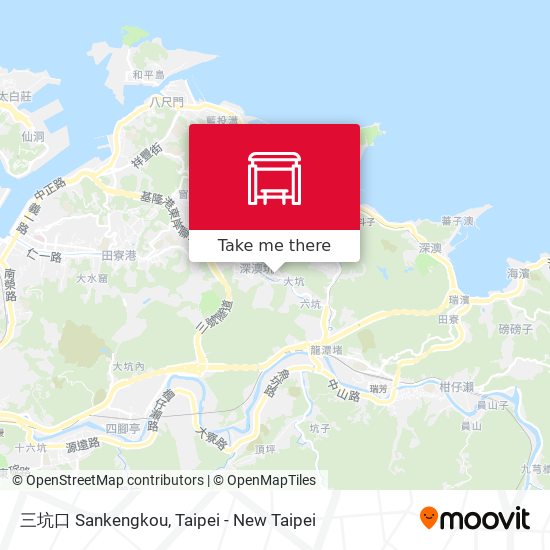 三坑口 Sankengkou map