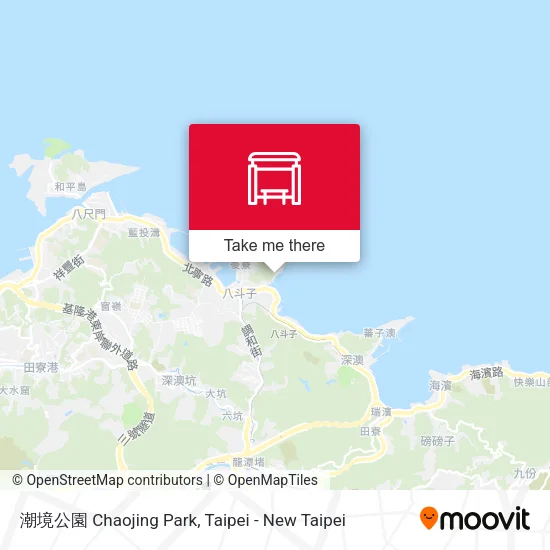 潮境公園 Chaojing Park map