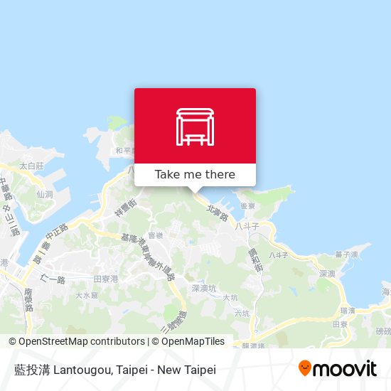 藍投溝 Lantougou map