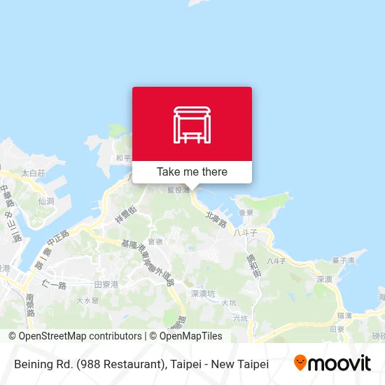 北寧路(九八八餐廳) Beining Rd. (988 Restaurant) map