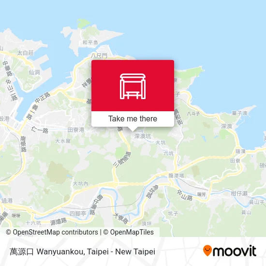 萬源口 Wanyuankou map