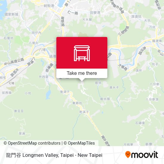 龍門谷 Longmen Valley map