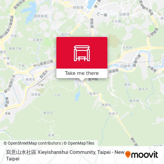 寫意山水社區 Xieyishanshui Community地圖