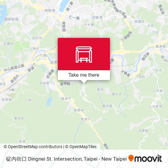 碇內街口 Dingnei St. Intersection map