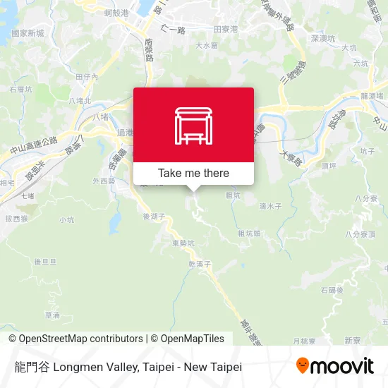 龍門谷 Longmen Valley map