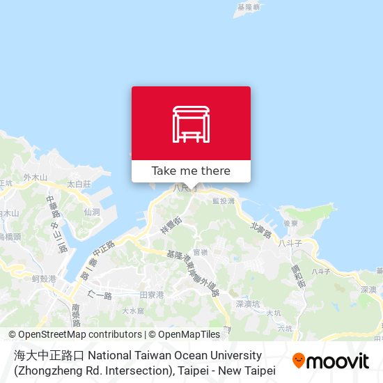 海大中正路口 National Taiwan Ocean University (Zhongzheng Rd. Intersection)地圖