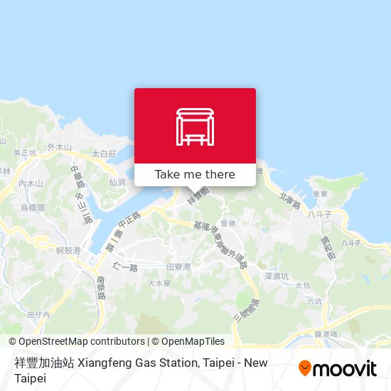 祥豐加油站 Xiangfeng Gas Station map