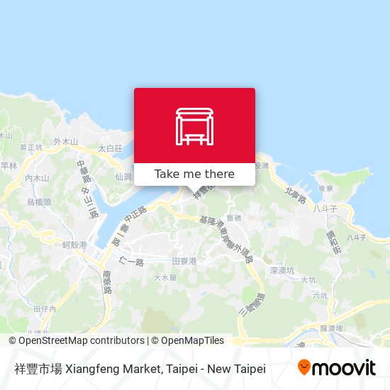 祥豐市場 Xiangfeng Market map