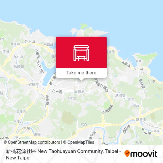 新桃花源社區 New Taohuayuan Community map