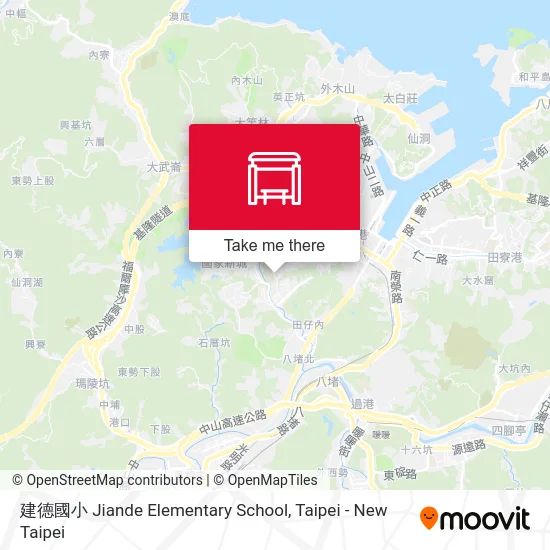 建德國小 Jiande Elementary School map