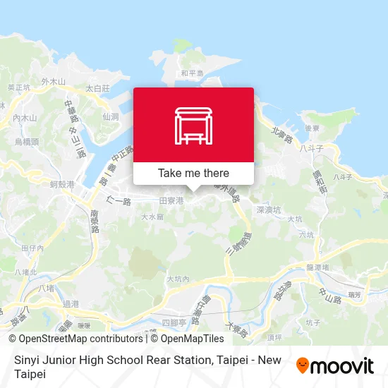 信中後站 Sinyi Junior High School Rear Station地圖