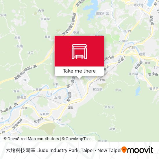 六堵科技園區 Liudu Industry Park map