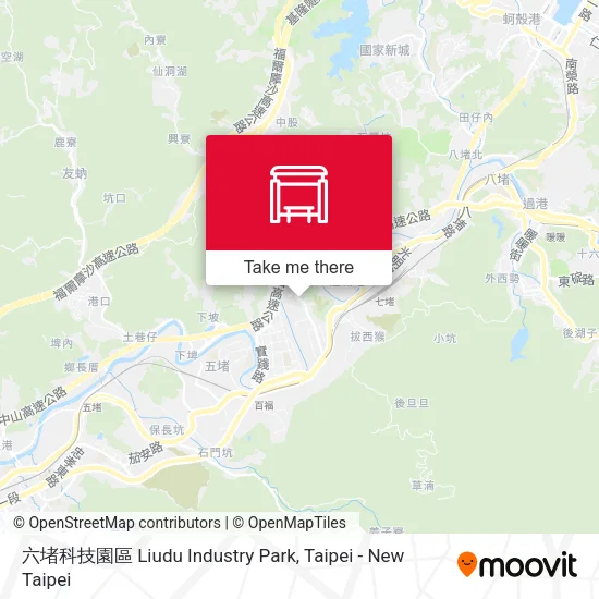六堵科技園區 Liudu Industry Park map