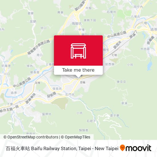 百福火車站 Baifu Railway Station map