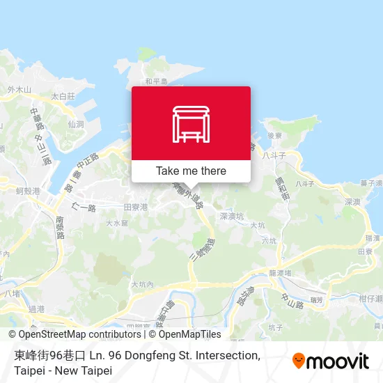 東峰街96巷口 Ln. 96 Dongfeng St. Intersection map