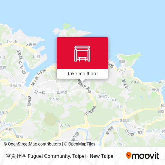 富貴社區 Fuguei Community map