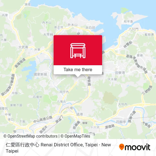 仁愛區行政中心 Renai District Office map