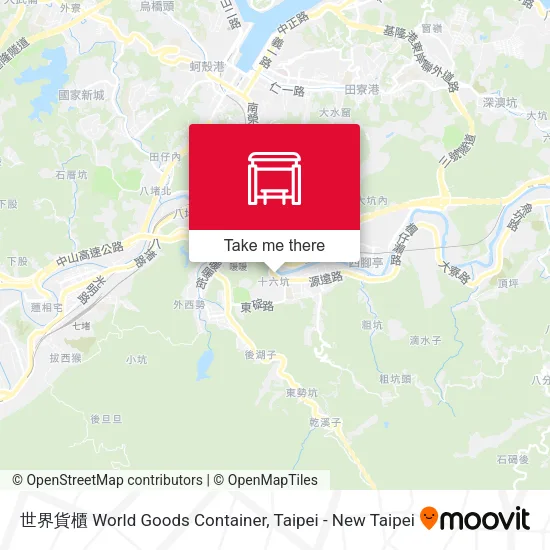 世界貨櫃 World Goods Container map
