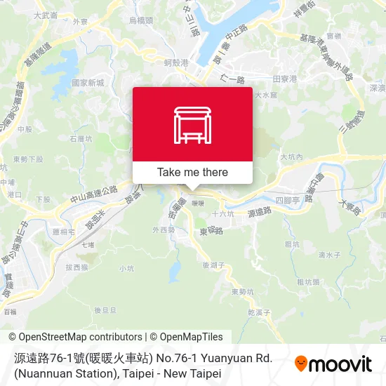 源遠路76-1號(暖暖火車站) No.76-1 Yuanyuan Rd.(Nuannuan Station) map