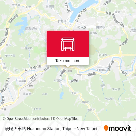 暖暖火車站 Nuannuan Station map
