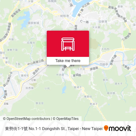 東勢街1-1號 No.1-1 Dongshih St. map