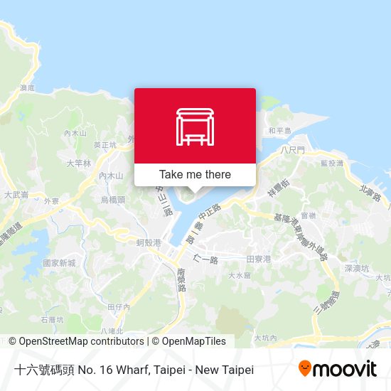 十六號碼頭 No. 16 Wharf map