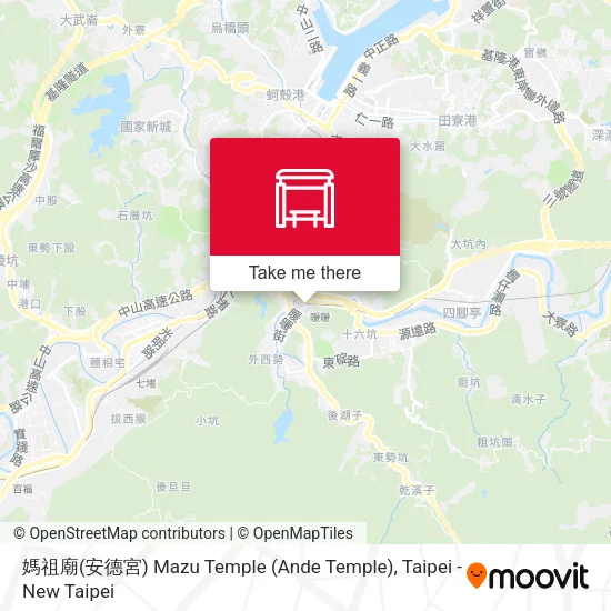 媽祖廟(安德宮) Mazu Temple (Ande Temple) map