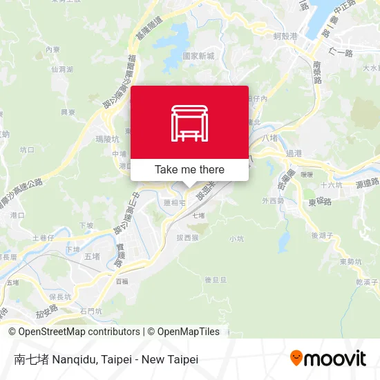 南七堵 Nanqidu map