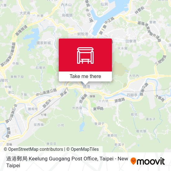 過港郵局 Keelung Guogang Post Office map