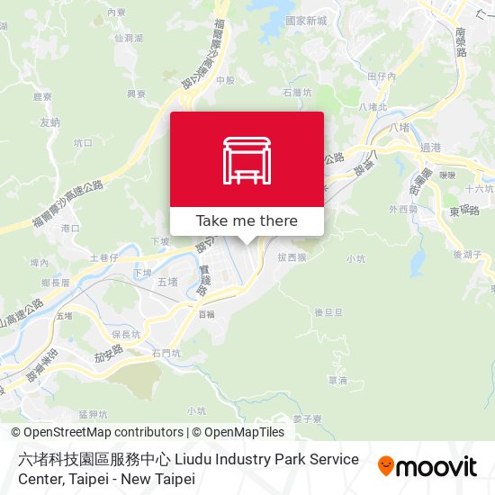 六堵科技園區服務中心 Liudu Industry Park Service Center map