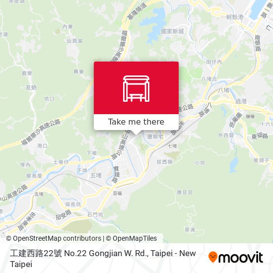 工建西路22號 No.22 Gongjian W. Rd. map