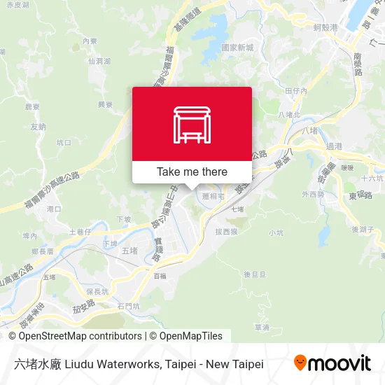 六堵水廠 Liudu Waterworks map