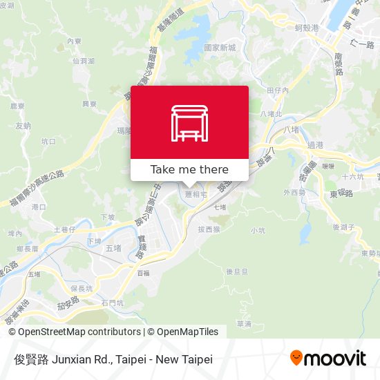 俊賢路 Junxian Rd. map